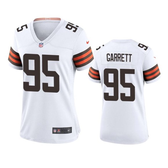 myles garrett white jersey